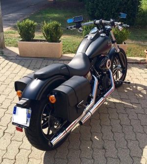 Sacoche Myleatherbikes Harley Dyna Street Bob_140